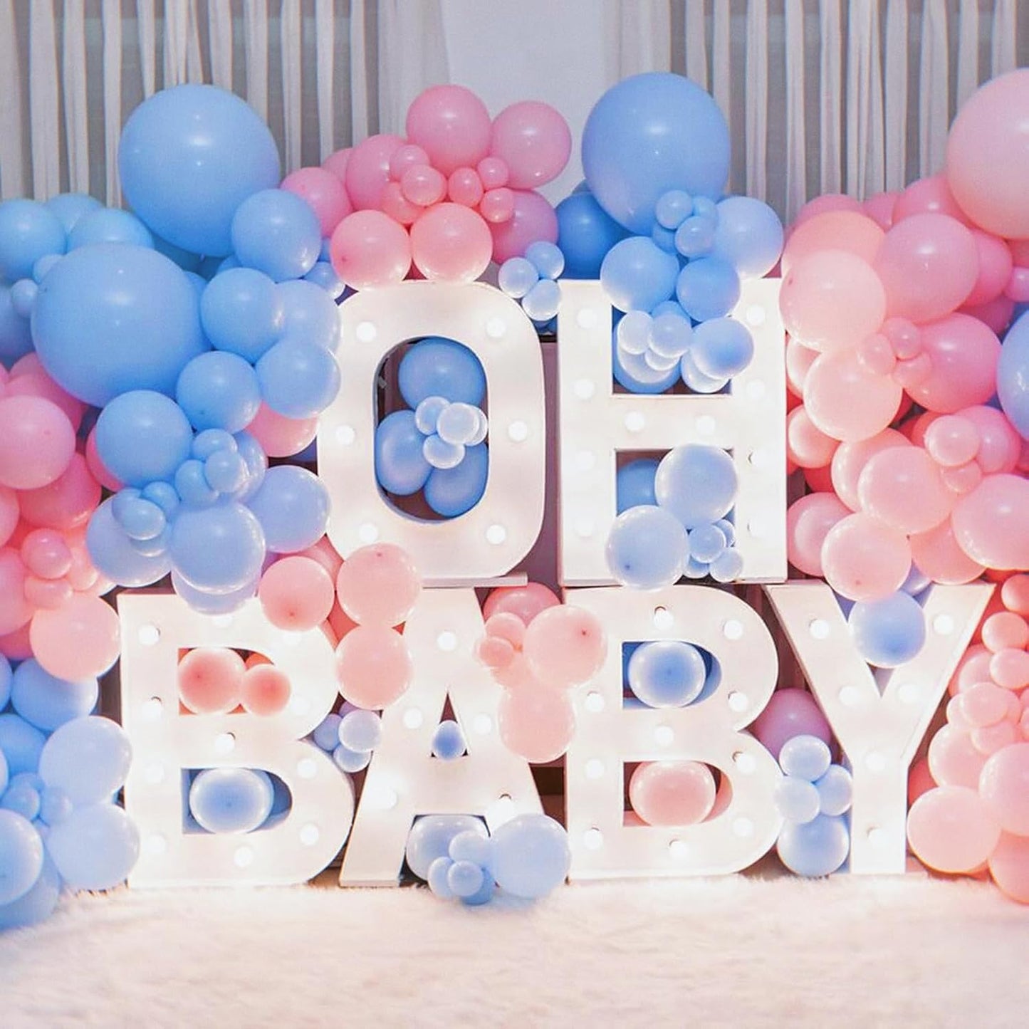Blue Silver Balloons Set, 12 Inch Blue and Silver Balloons Dark Navy and Confetti Party Latex Balloon, Macaron Metallic Baby Blue Mixed Balloon for Birthday Graduation Baby Shower Wedding Retirement