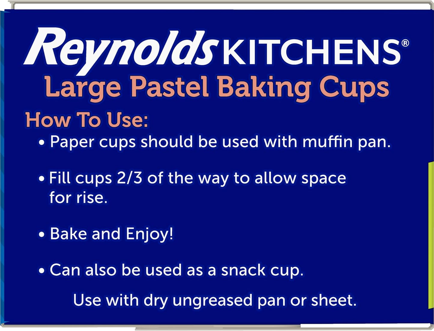 Reynolds Kitchens Baking Cups, Pastel, 50 Count