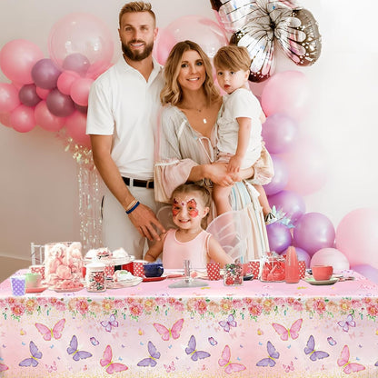 Staraise 3PCS Unicorns Tablecloths for Birthday Decoration, Unicorn Party Decorations Pastel Rainbow DisposableTable Covers for Kids Girls Baby Shower Birthday Party Supplies, 51.2X 86.6inch