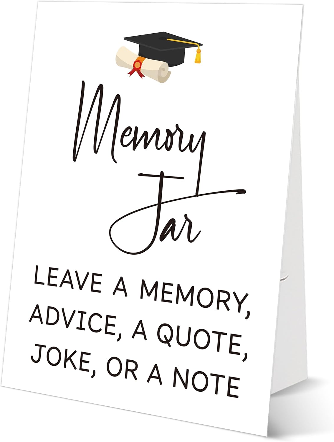 Graduation Tabletop Sign, Guestbook Sign, Include One 8×11 Signs with Holder, Graduation Party Signs for Class of 2026, High School College Grad Decoration - QF02