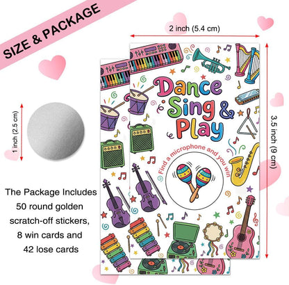 50 Pcs It's Race Time Go Scratch off Game Cards, Funny Racing Party Scratch Cards, Karting Theme Birthday for Teens Adults, Racing Lottery Prize Raffle Tickets, Birthday Game Supplies
