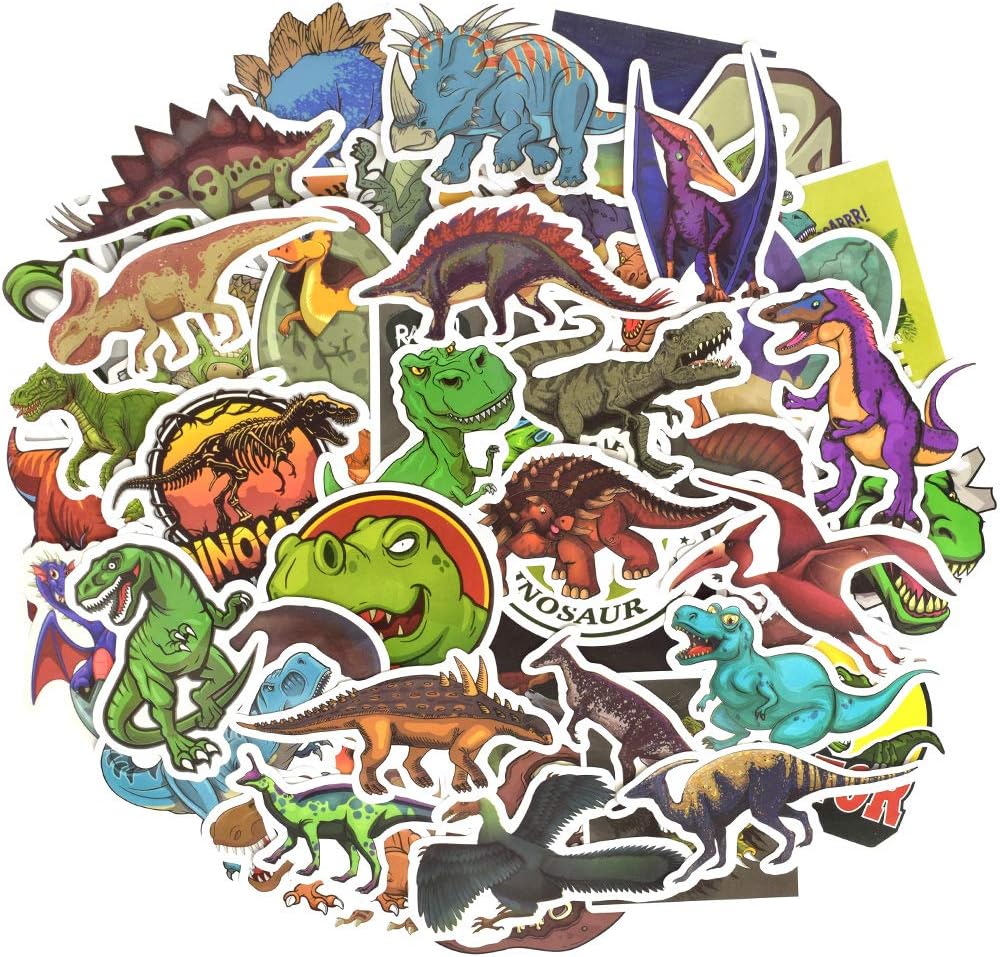 QTL Neon Stickers for Teens & Students Prizes, Waterproof Vinyl Party Favor Stickers, School Rewards, Water Bottle and Laptop, 50PCS - Colors B
