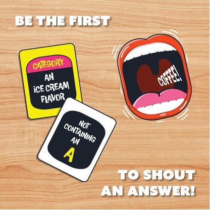 Gamewright - Party to Go - Splurt - Think Fast, Say It First - Ages 10+, 2-8 Players
