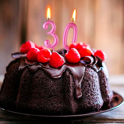 Beanlieve 10-Pieces Numeral Birthday Candles - Cake Numeral Candles Number 0-9 Glitter Cake Topper Decoration for Birthday,Wedding Anniversary,Party Celebration (Colourful)