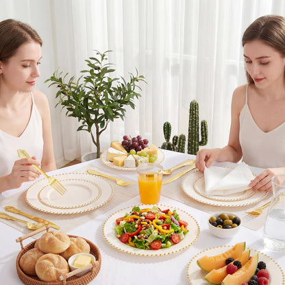 Supernal 360pcs Silver Plastic Cutlery,Elegant Plastic Silverware,Silver Hammed Silverware,Disposable Flatware,Include 120 Forks,120 Knvies,120 Spoons,Perfect for Birthday,Party,Wedding