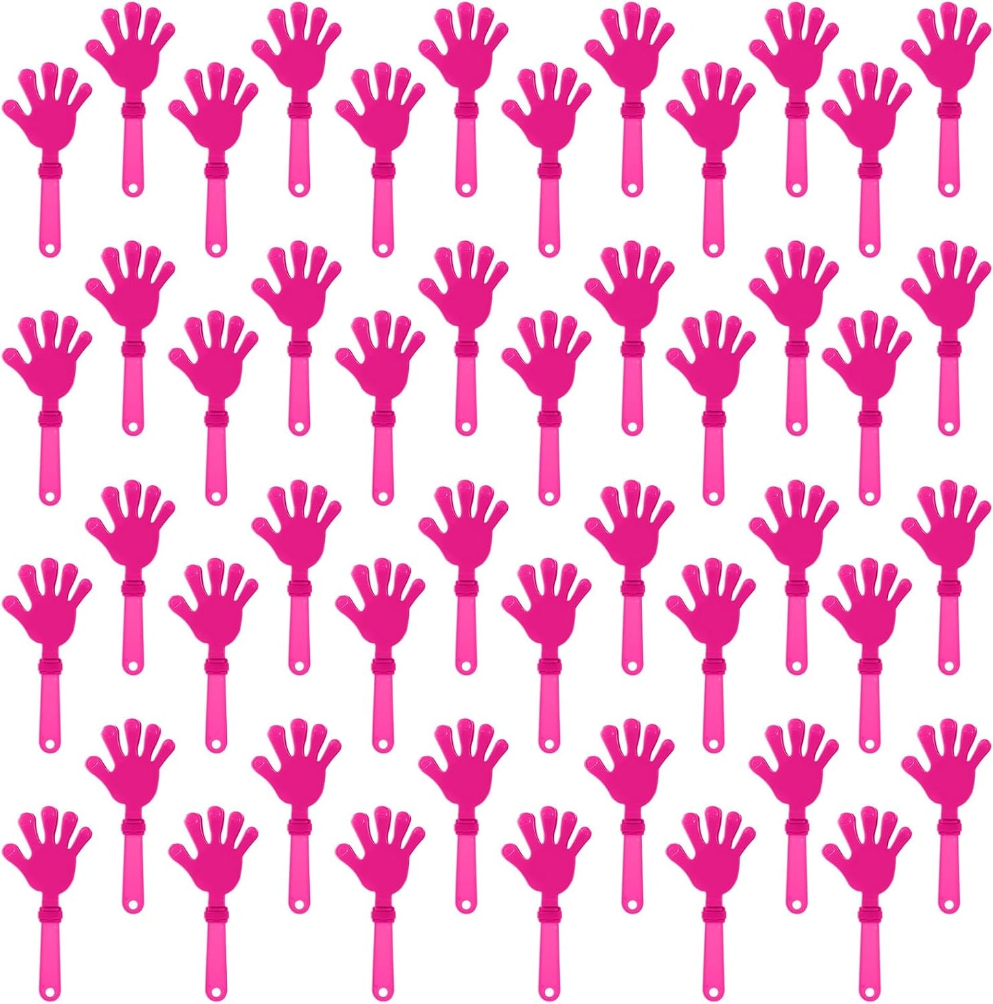 100 Pcs Sunburst Yellow Hand Clappers 7.5 Inch Clappers Noisemakers Noise Makers Party Favors Plastic Clapper for Sporting Events Cheers Ball Dance Basketball Football Noisemakers （Yellow）