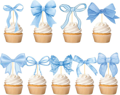 Wildflower Birthday Party Decorations, 36PCS Flower Floral Cupcake Toppers Decoration, Baby in Bloom Baby Shower Cupcake Picks Decor Party Supplies for Gilrs Women
