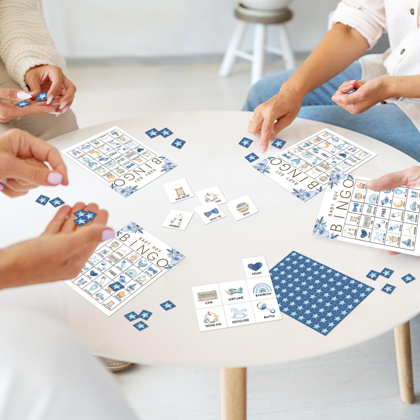 Bible Bingo Game - 24 Player Christian Church Bingo Cards for Women, Men & Family Parties - JK0103