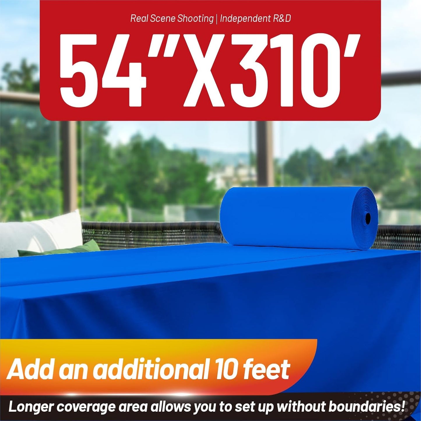 Plastic Table Cloth, 310 Ft X 54 in Disposable Tablecloth White Plastic Tablecloth with Any Cut Sliding Cutters Premium Table Cover Roll for Picnics, Parties, Birthdays, Weddings