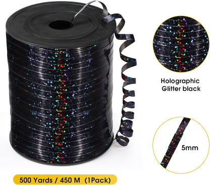 Rose Gold Curling Ribbon - 500 Yard Shiny Metallic Curling Ribbon for Gift Wrapping, Balloons, Birthdays & Parties