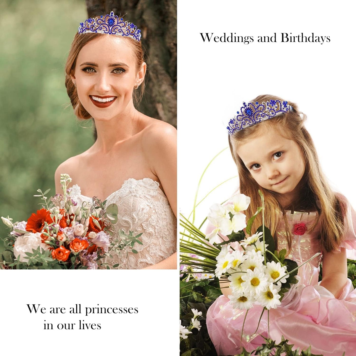 Happy Birthday Queen Tiara Crowns for Women, Red Sash, Party Favors Supplies Gift, 30th Decorations, Stuff Accessories