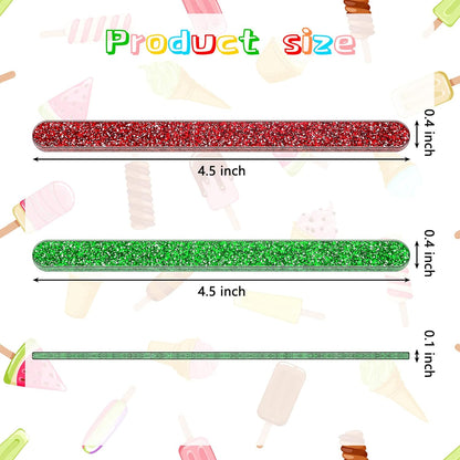30 Pieces Acrylic Sticks Reusable Cakesicle Cake Pop Mold Mirror Ice Pop Sticks Ice Cream Cakesicle Mold for Home Cake Candy Gifts Party Craft