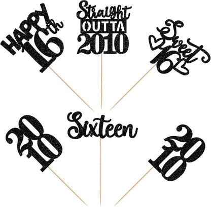 15 PCS 50th Birthday Centerpiece Sticks Fifty Happy 50th Straight Outta 1976 Table Flower Centerpieces Sticks Cheers to 50 Floral Decorations for 50th Birthday Party Centerpieces Supplies Black