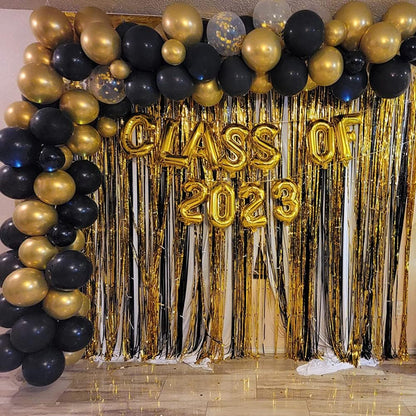 52 Pcs Gold Letter Balloons Foil Alphabet A to Z Balloons Personalized Phrase Banner for Birthday Shower Wedding Party Supplies Custom Balloon Decor 16 Inch
