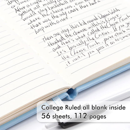 feela 6 Pack Pocket Small Notebooks Bulk, Mini Cute Memo Notepads Hardcover College Ruled Lined Journals with Pen Holder for Women Girls Office School, with 6 Black Pens, 3.5”x 5.5”, A6, Rose Pink