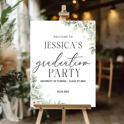 Personalized 2026 Graduation Party Welcome Sign, Minimalist Grads Decor, Class of 2026 Graduation Party Poster, Custom Graduation Party Sign, Congrats Grad Decorations Design 2