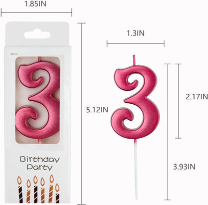 PHD CAKE 10-Count 0-9 Gold Number Birthday Candles, Number One Birthday, Gold Number Candles, Party Celebration, Baby Showers