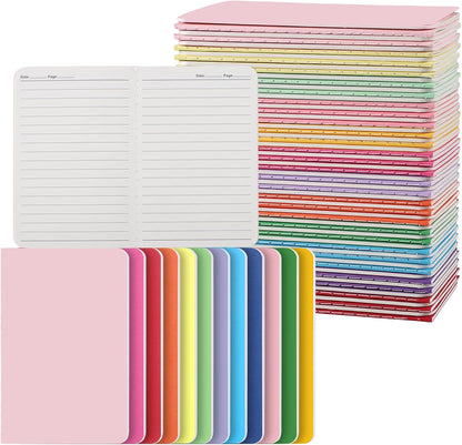 BESARME 60 Packs Mini Notebooks Bulk, Blank Paper Small Pocket Notebook Mini Sketchbooks Small Journal Memo Notepads for Students School Supplies Prizes Classroom Gift Exchange Graduation Party Favors