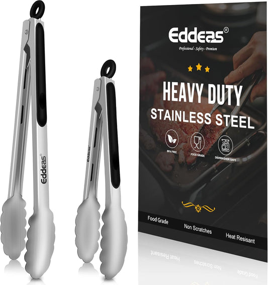 EDDEAS 12 PCS Small Serving Tongs, 4.3" Mini Gold Tongs, Gold Kitchen Tongs for Serving Food, Coffee Bar, Tea Party, Desserts Party and Ice Bucket