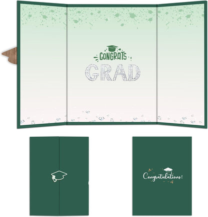 DYIRBIIY 18"X12" Graduation Signature Board - Class of 2026 - Grad Guest Book Alternative for College & High School Students, Congrats Graduate Gift, Party Favors & Decors(Blue) - A10