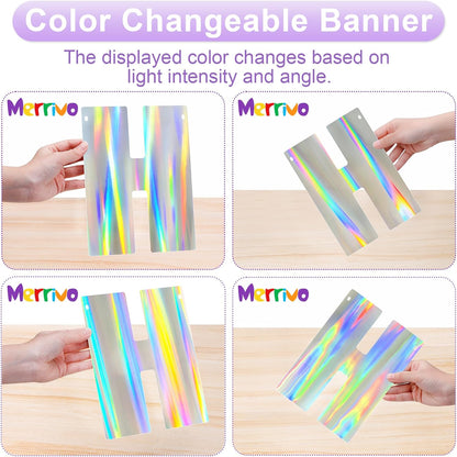 Iridescent Welcome Back We Missed You So Much Banner, Holographic Welcome Back Decorations, Pre-Strung Welcome Home sign for Office Party, Family Gathering, Back to School, Military Homecoming