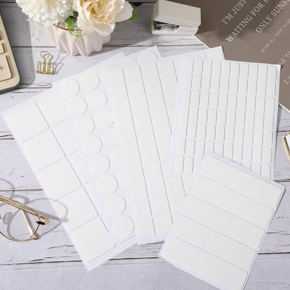 JANYUN 140 Pieces Adhesive Dots,Removable Round Putty Clear Tack No Trace Small Tape Stickers for Wall Hanging Festival Poster Office Party Decoration Picture Crafts