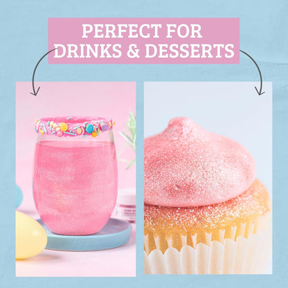 Sweets Indeed Edible Glitter, Perfect for Drinks, Cocktails, Beverages & Cake Decorating, Dessert Cake Topper, 4 grams (Gold 4g)