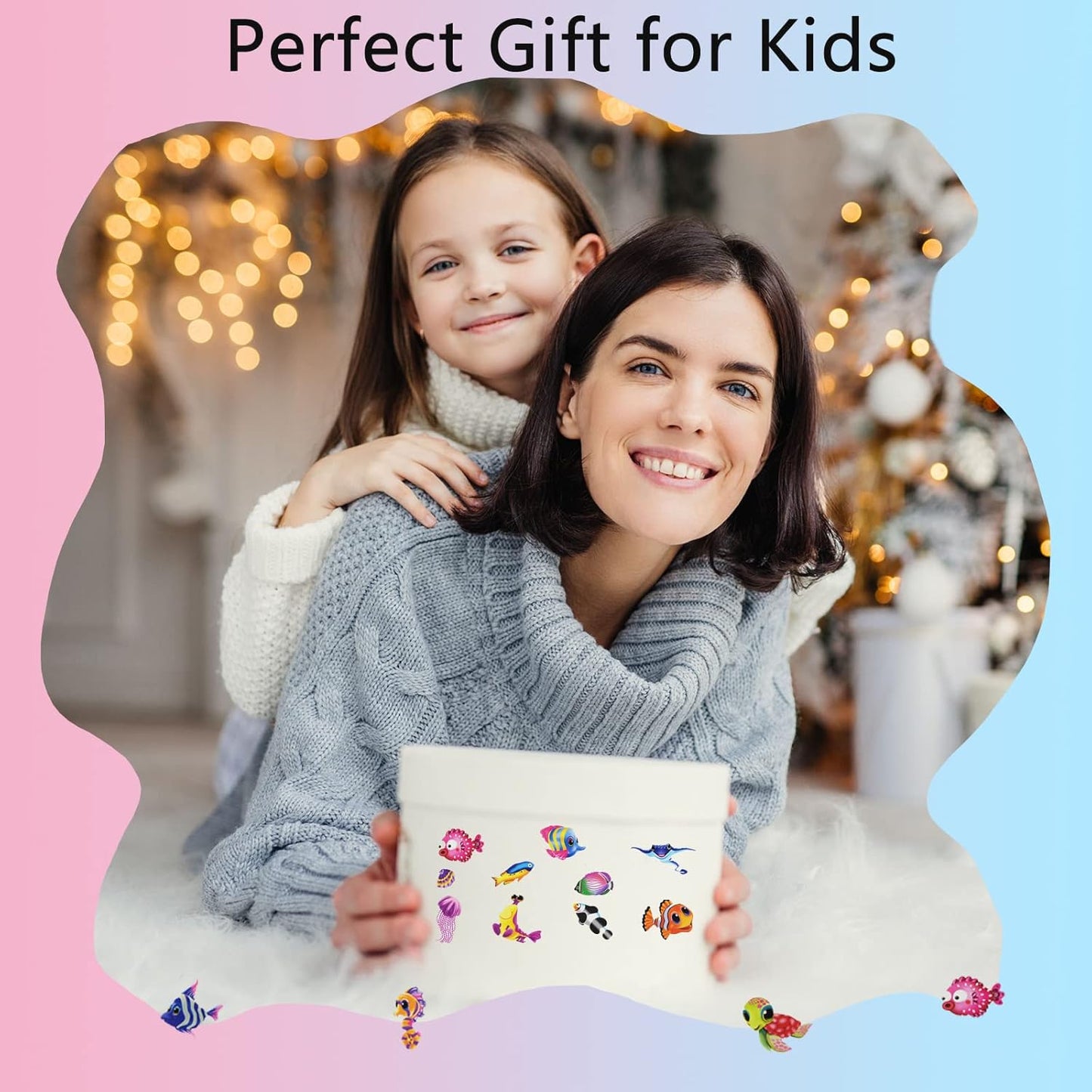 24 Sheets(500+) 3D Puffy Stickers for Toddlers Kids, Bulk Preschool Sticker Sheets for Reward, Craft, Scrapbooking Including Animal, Fruits, Dinosaurs, Fish and More