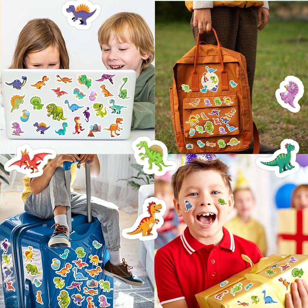 48 Sheets Stickers for Kids, Cute Stickers Variety Pack for Scrapbooking, Teachers Classroom Prizes, Goodie Bag Stuffers Including Animals, Cars, Dinosaurs, Fishes, Hearts, Stars and More