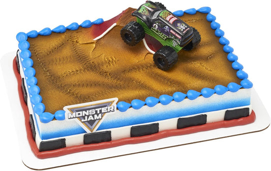 Monster Jam Rings, 24 Monster Truck Cupcake Toppers, Bright Colorful Truck Tire Cupcake Decorations, Food Safe - 24 Pack