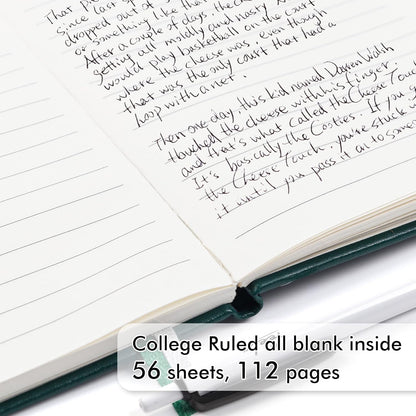 feela 6 Pack Pocket Small Notebooks Bulk, Mini Cute Memo Notepads Hardcover College Ruled Lined Journals with Pen Holder for Women Girls Office School, with 6 Black Pens, 3.5”x 5.5”, A6, Rose Pink