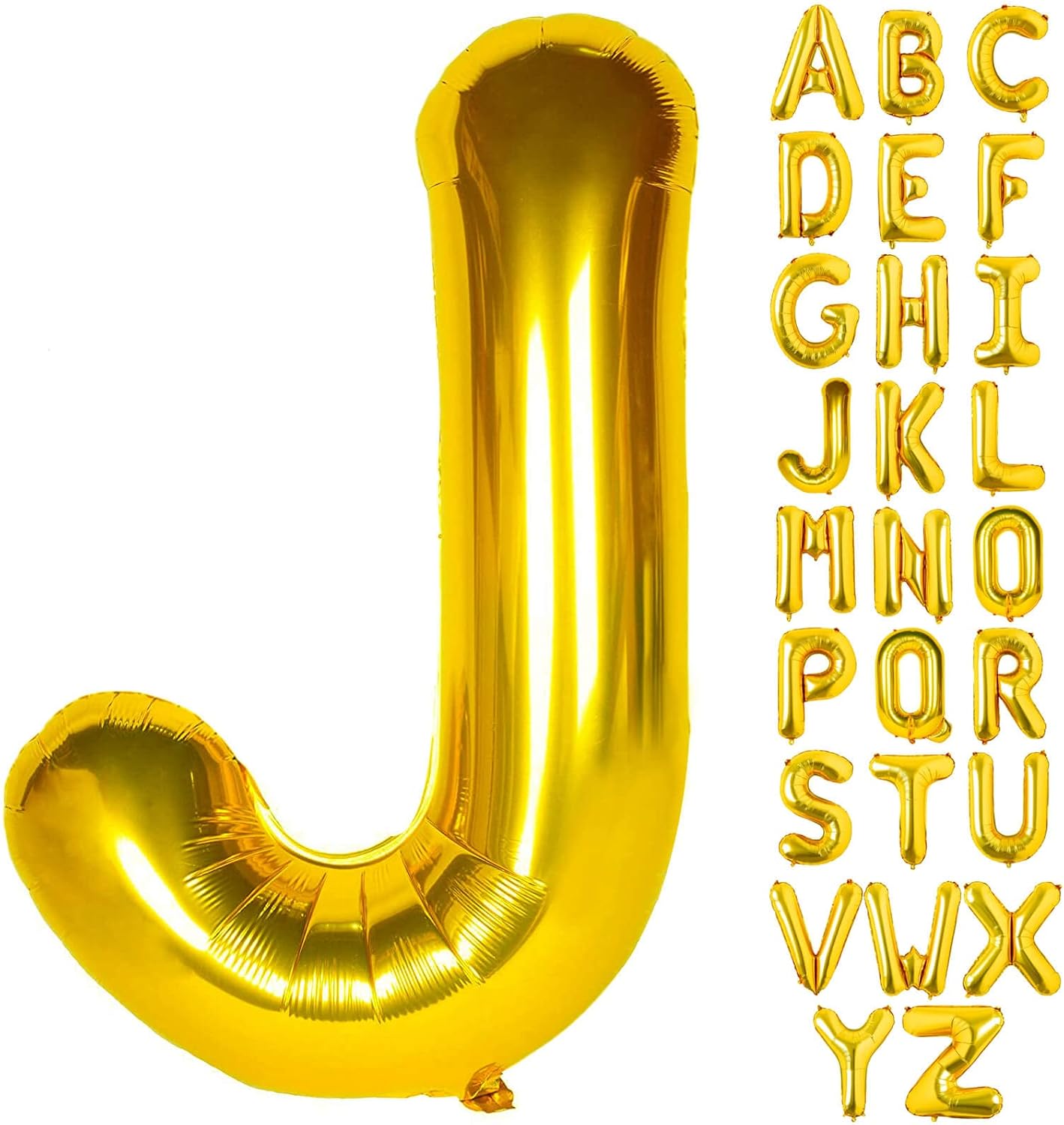 Lovoir 40 Inch Large Gold Letter A Balloons Big Size Jumbo Mylar Foil Helium Balloon for Birthday Party Celebration Decorations Alphabet Gold A