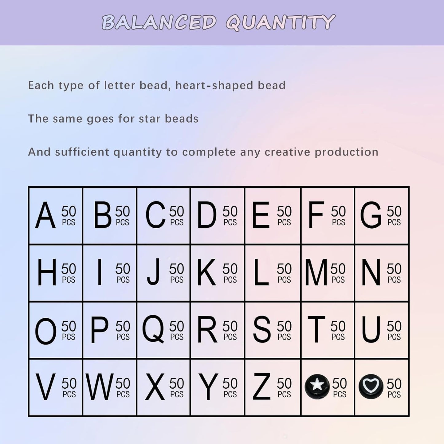 Amaney 1400pcs Glow Letter Beads, Heart Beads Whit Elastic Beading Cord,4x7mm Round Acrylic Alphabet Beads for Friend Bracelet Jewelry Making
