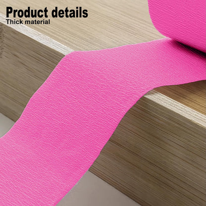 4 Crepe Paper Streamers Rolls, 328ft Pack of Red and White Crepe Paper for Birthday Baby Shower Wedding Christmas Valentines Day Party Decorations (1.8 inch x 82 ft/Roll)