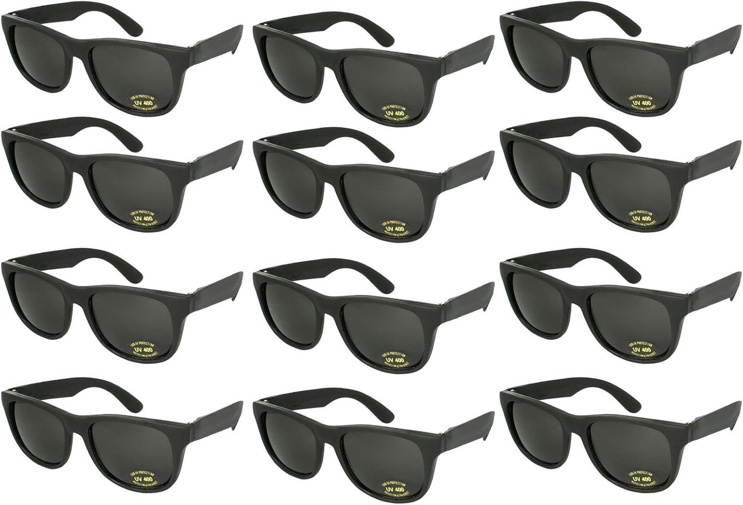 EDGEIWEAR 80s Neon Party Sunglasses for Adult Party Favors with CPSIA certified-Lead(Pb) Content Free