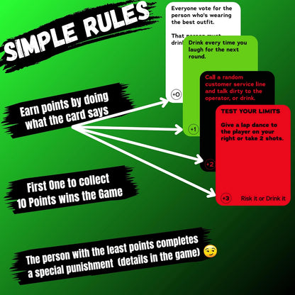 | Fun Drinking Game for Adults: 150 Hilarious Dares & Risky Questions | Adult Party Games for Block Party, Pregame, College, Girls Night, Bachelorette