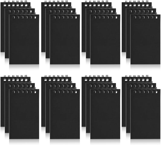 Small Spiral Notebook 24 Pcs Mini Journal Pocket Notebooks Set Colorful Cover Notebooks for Kids Party Supplies Teacher Children Classroom Rewards