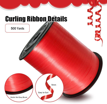 500 Yards Curling Ribbon， Black Balloon String Ribbon，for Gift Wrapping，Party Decoration, Wedding,Birthday，Art Crafts, Florist Flower