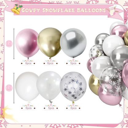 Sage Green and Dusty Pink Balloons, Retro Pink Muted Green White Gold Baby in Bloom Balloons for Girls Women Floral Fairy Wildflower Camping Birthday Woodland Baby Shower Garden Tea Party Decorations