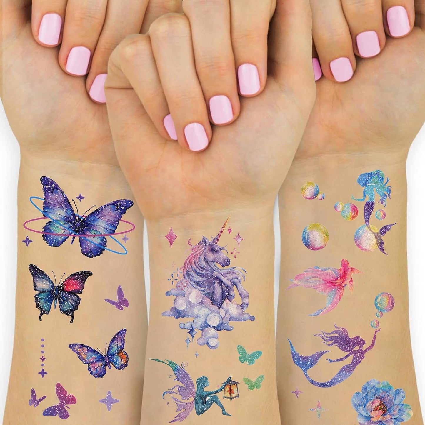 Ozepao Dinosaur Glitter Temporary Tattoos for Kids - 160 Styles - Dino Party Favors, Birthday Party Supplies, T-rex Decorations