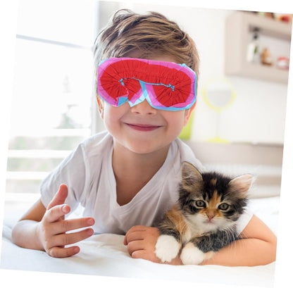 FOMIYES 2pcs Pinata Eye Masks for Boys and Girls Blindfolds for Party Games Glow Party Sleep Masks Pinata Eye Cover