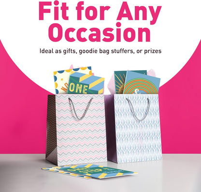 S&O Motivational Mini Notebooks Bulk Set w/12 Unique Messages, Inspirational Notebooks for Kids, tiny pocket journals Collection for Children, small Diaries Pack writing pads, 44 pages, 3.5” x 5”