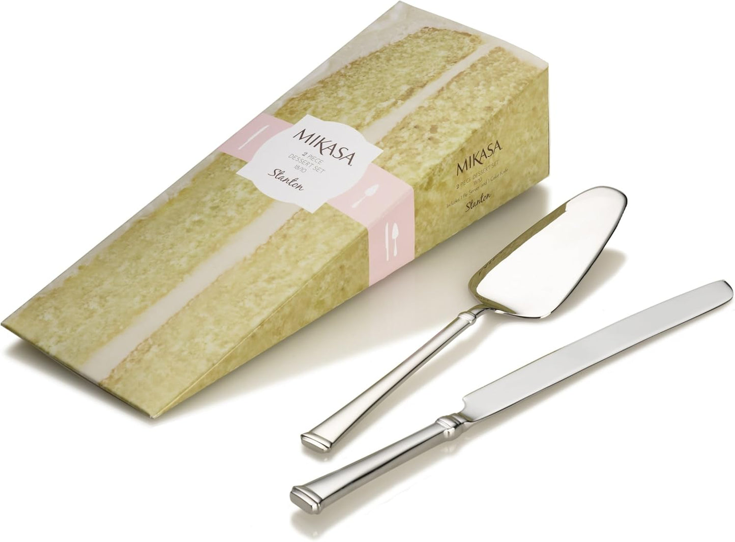 Mikasa Stanton 2-Piece Stainles Steel Cake Set