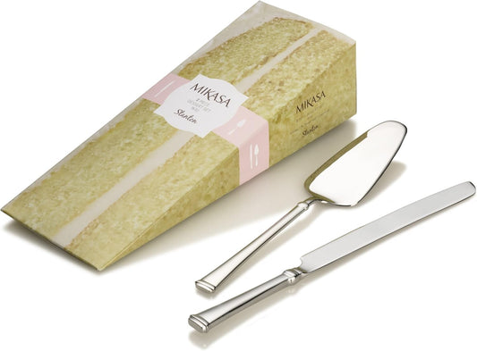 Mikasa Stanton 2-Piece Stainles Steel Cake Set