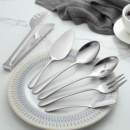 Pleafind 16 PCS Mini Serving Tongs - 4.3 inch, Food-Grade 18/8 Stainless Steel Mini Tongs, Mirror-polished Charcuterie Accessories for Coffee shops, tea party, bars, Sugar and Ice Bucket