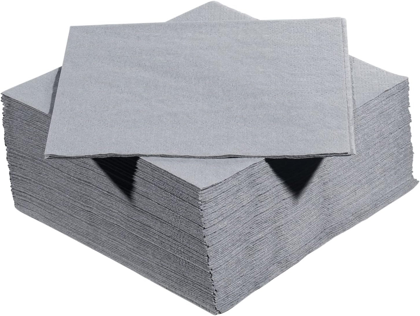 Black Beverage Napkins (300 Count) 2-Ply Disposable Cocktail Napkins for Bar, Weddings, Parties, Events, Premium Quality and EU Made