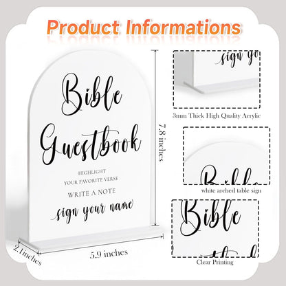 Audio Guest Book Sign, White Arch Acrylic Wedding Sign, Audio Guest Book Wedding Phone, Bridal Shower Decor, Engagement Party Decor, Centerpiece Table Decorations Party for Bride and Groom-14