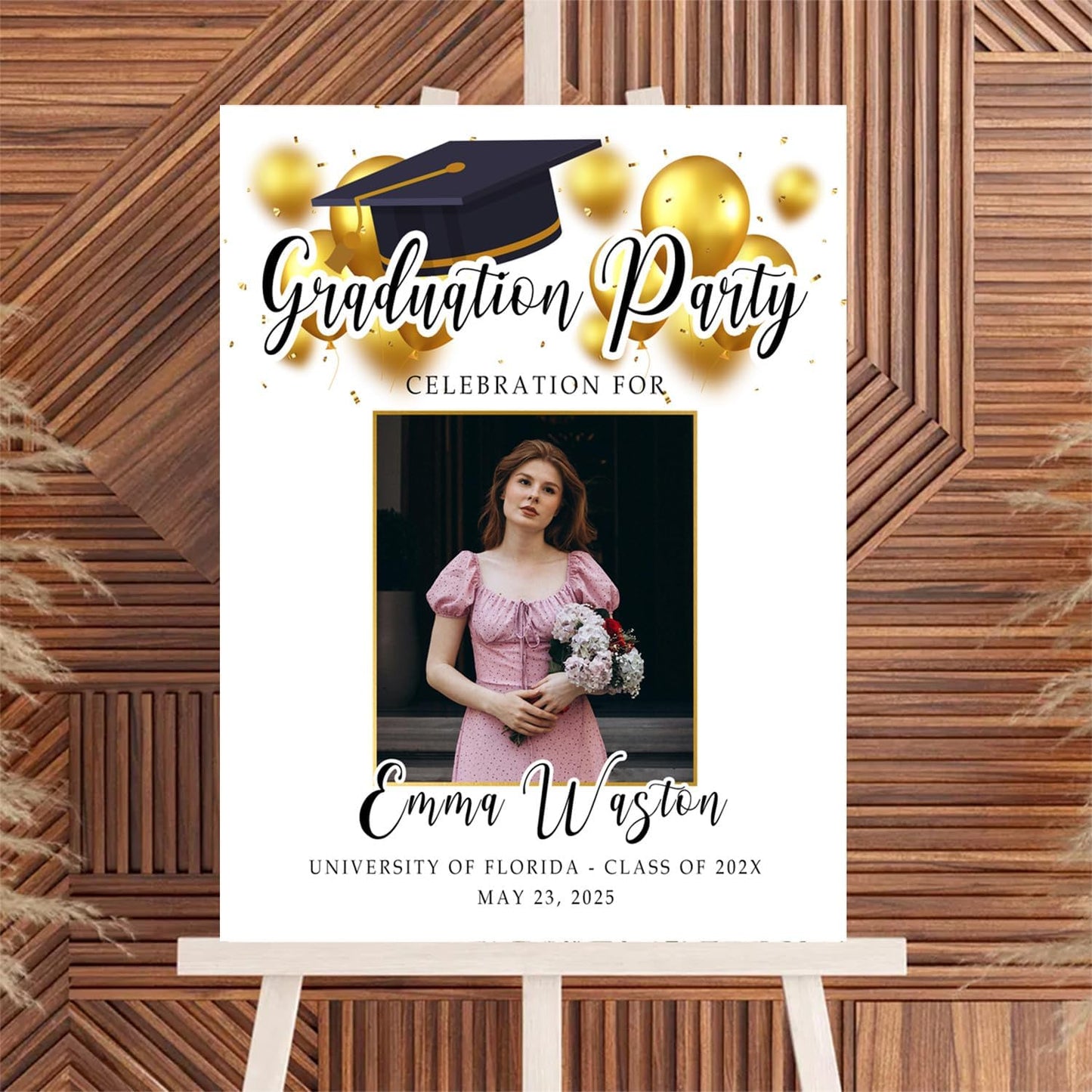 Personalized 2026 Graduation Party Welcome Sign, Minimalist Grads Decor, Class of 2026 Graduation Party Poster, Custom Graduation Party Sign, Congrats Grad Decorations Design 2