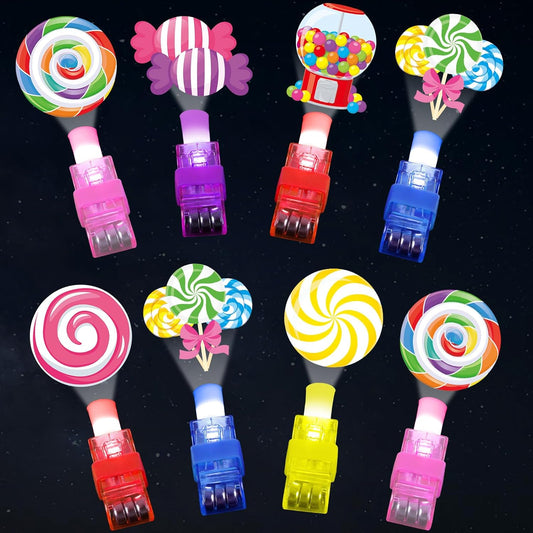 CHUNNIN 36 PCS Super Theme Hero Party Favors Hero LED Light Up Finger Lights, Glow in the Dark Hero Party Finger Light Bulk for Father Day Goodie Treat Bags Stuffers Super Birthday Party Supplies