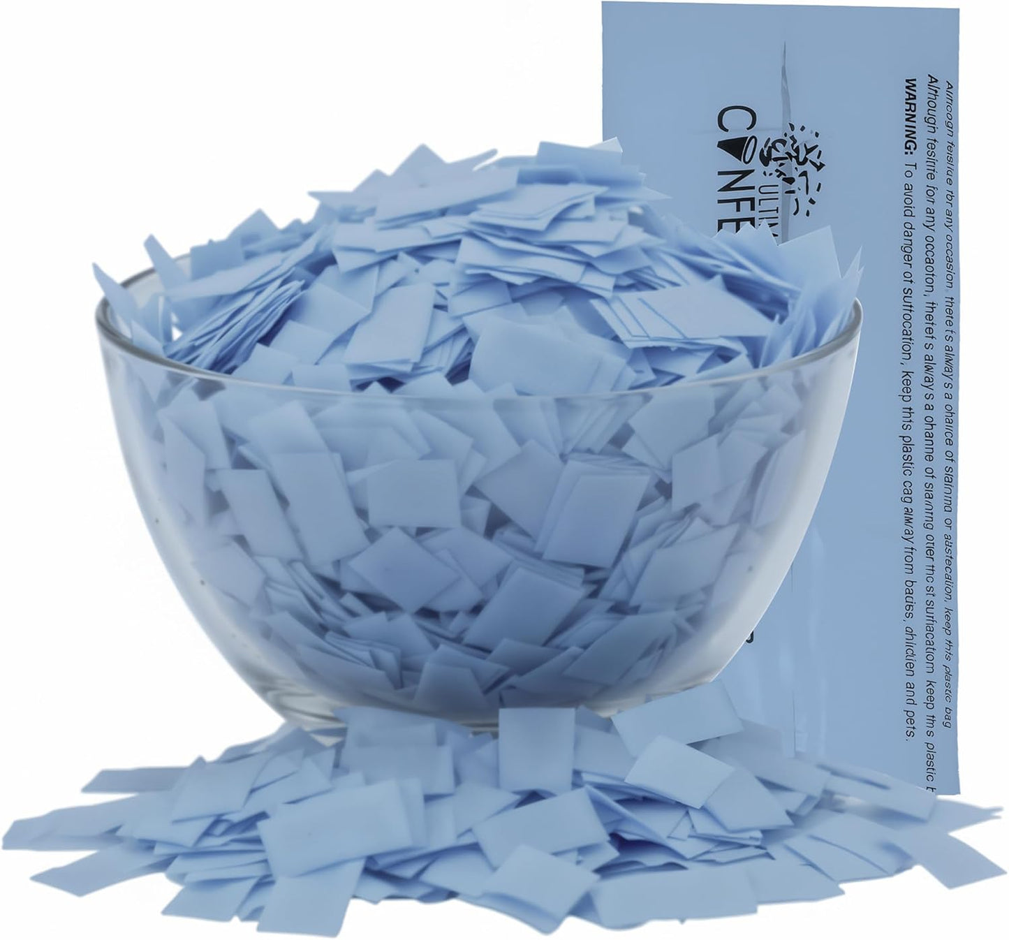 Ultimate Confetti, Multicolor Biodegradable Confetti - Rectangular Fluttering Tissue Paper Confetti for Cannon and Launcher use - Best for Holidays, Birthday, Wedding, and Parties - 1 lb, 16 oz
